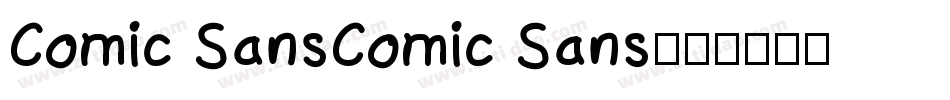 Comic SansComic Sans字体转换